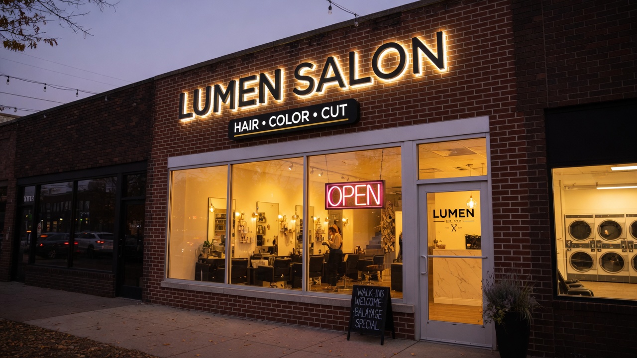 Branded signage concept